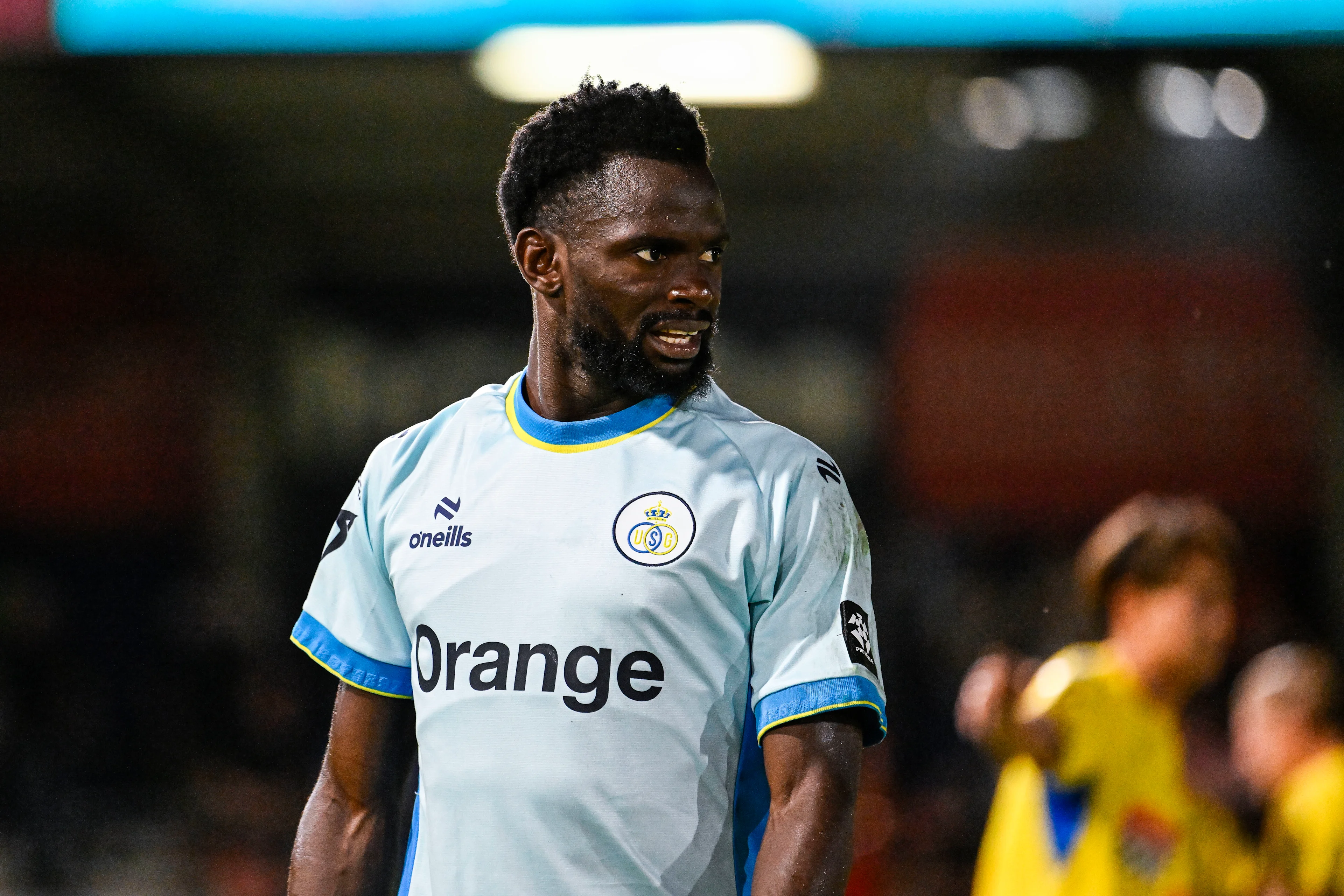 Union's Ousseynou Niang pictured during a soccer match between KVC Westerlo and Royale Union Saint-Gilloise, Saturday 8 August 2026 in Westerlo, on day 1 of the 2026-2027 'Jupiler Pro League' first division of the Belgian championship. BELGA PHOTO TOM GOYVAERTS