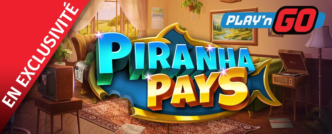 🐟 En exclusivité sur Starcasino ! Piranha Pays de Play'n Go !