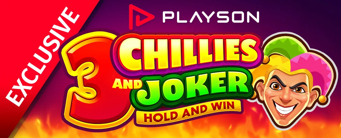 🌶️ Exclusively at Starcasino! 3 Chillies and Joker Hold and Win by Playson 🌶️