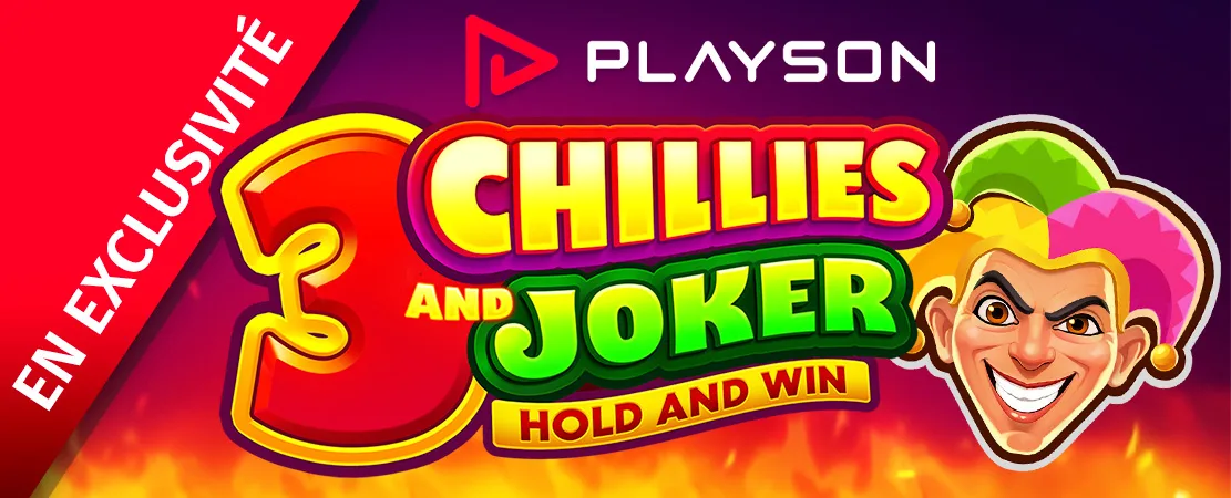 🌶️ En exclusivité chez Starcasino ! 3 Chillies and Joker Hold and Win de Playson 🌶️