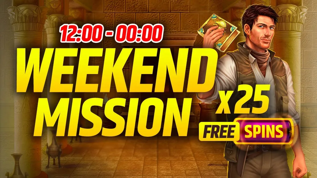 🎯 Your weekend missions are back: 75 Free Spins to be won! 💰