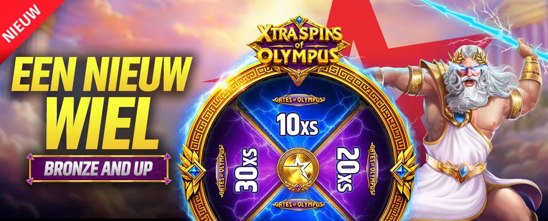 Xtra Spins of Olympus Wiel: Nieuw Wiel bij Starcasino
