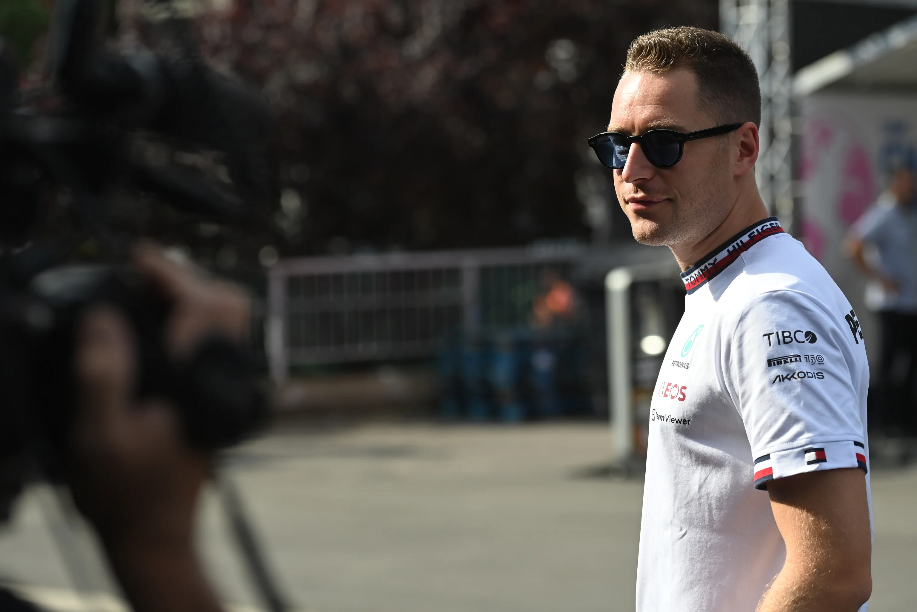 Belgian driver Stoffel Vandoorne pictured ahead of this weekend's Spa-Francorchamps Formula One Grand Prix of Belgium race, in Spa-Francorchamps, Thursday 25 August 2022. BELGA PHOTO DIRK WAEM