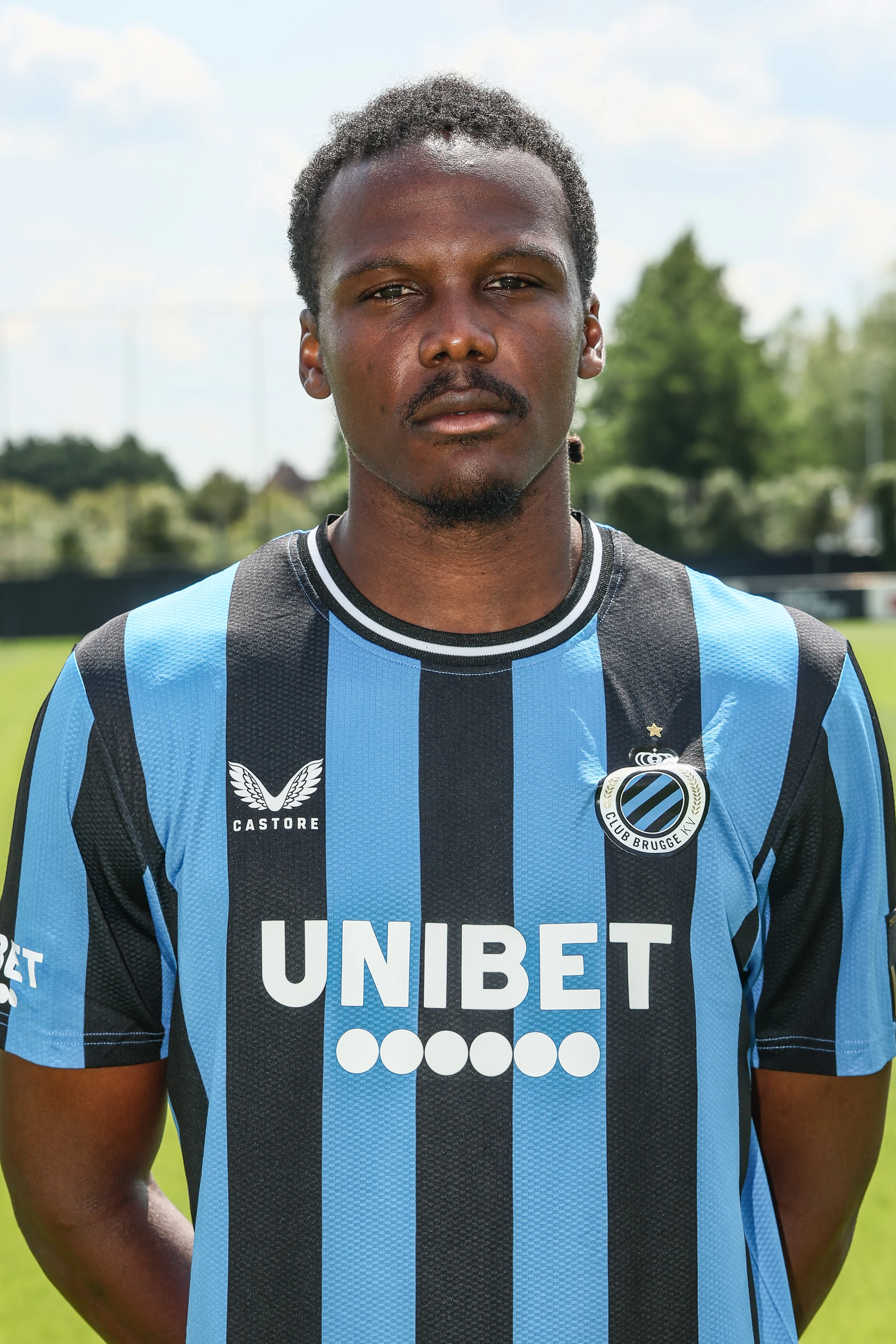 Club's Dedryck Boyata poses for a team picture at the 2024-2025 season photoshoot of Belgian Jupiler Pro League team Club Brugge, Thursday 18 July 2024 in Brugge. BELGA PHOTO BRUNO FAHY