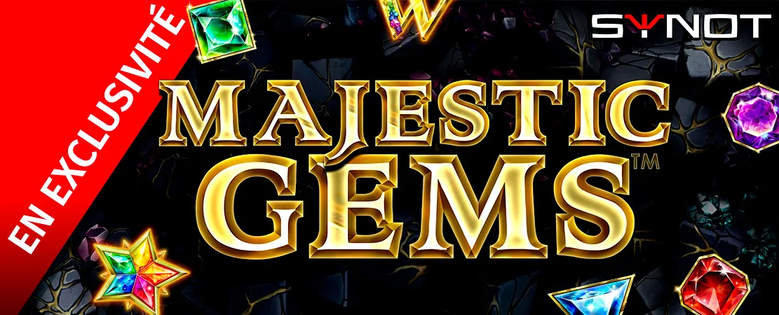 💎 En exclusivité chez Starcasino ! Majestic Gems by Synot 💎