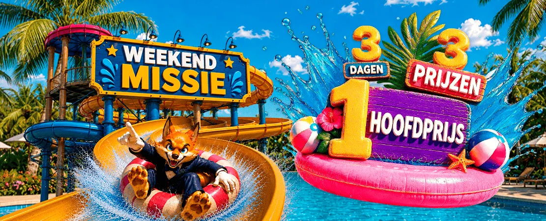 💦 Weekend Missie: 3 dagen, 3 prijzen, 1 hoofdprijs