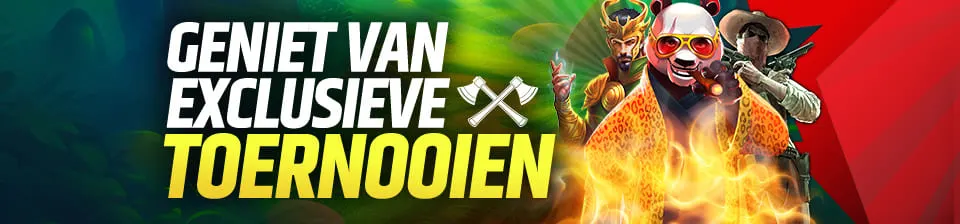 🏅 Neem deel aan buy-in- of multipliertoernooien, behaal de hoogste score en win prijzen.