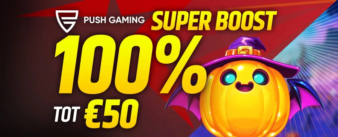 🚀 100% Push Gaming Super Boost tot wel €50 💎