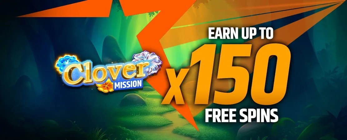 🍀 Clover Weekend Mission: Collect up to 150 Free Spins!