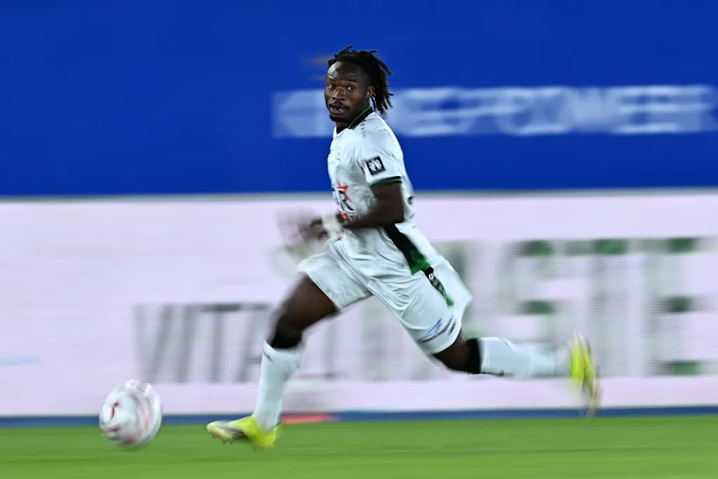 OHL's Abdoul Karim Traore pictured in action during a soccer match between Oud-Heverlee Leuven and Cercle Brugge, Saturday 12 September 2026 in Leuven, on day 6 of the 2026-2027 'Jupiler Pro League' first division of the Belgian championship. BELGA PHOTO JASPER JACOBS