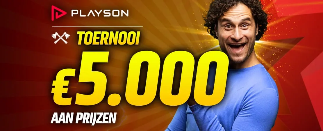 €5.000 Playson Toernooi 💎