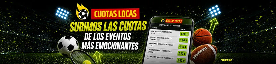 ¡Las cuotas más sorprendentes para los eventos más emocionantes!