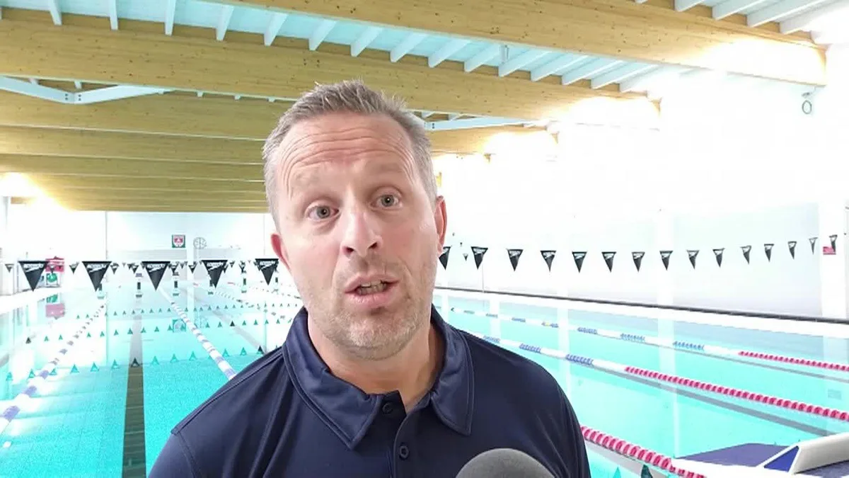 Video showing Video shows an interview in French of Mark Faber, new High Performance Manager of the Flemish Swimming Federation since 1 September. BELGA VIDEO TIJS VANDERSTAPPEN