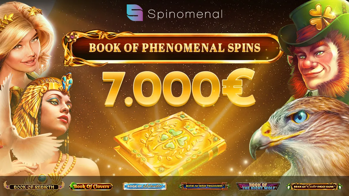 📖 Des gains phénoménaux dans 'Book of Phenomenal Spins' de €7.000