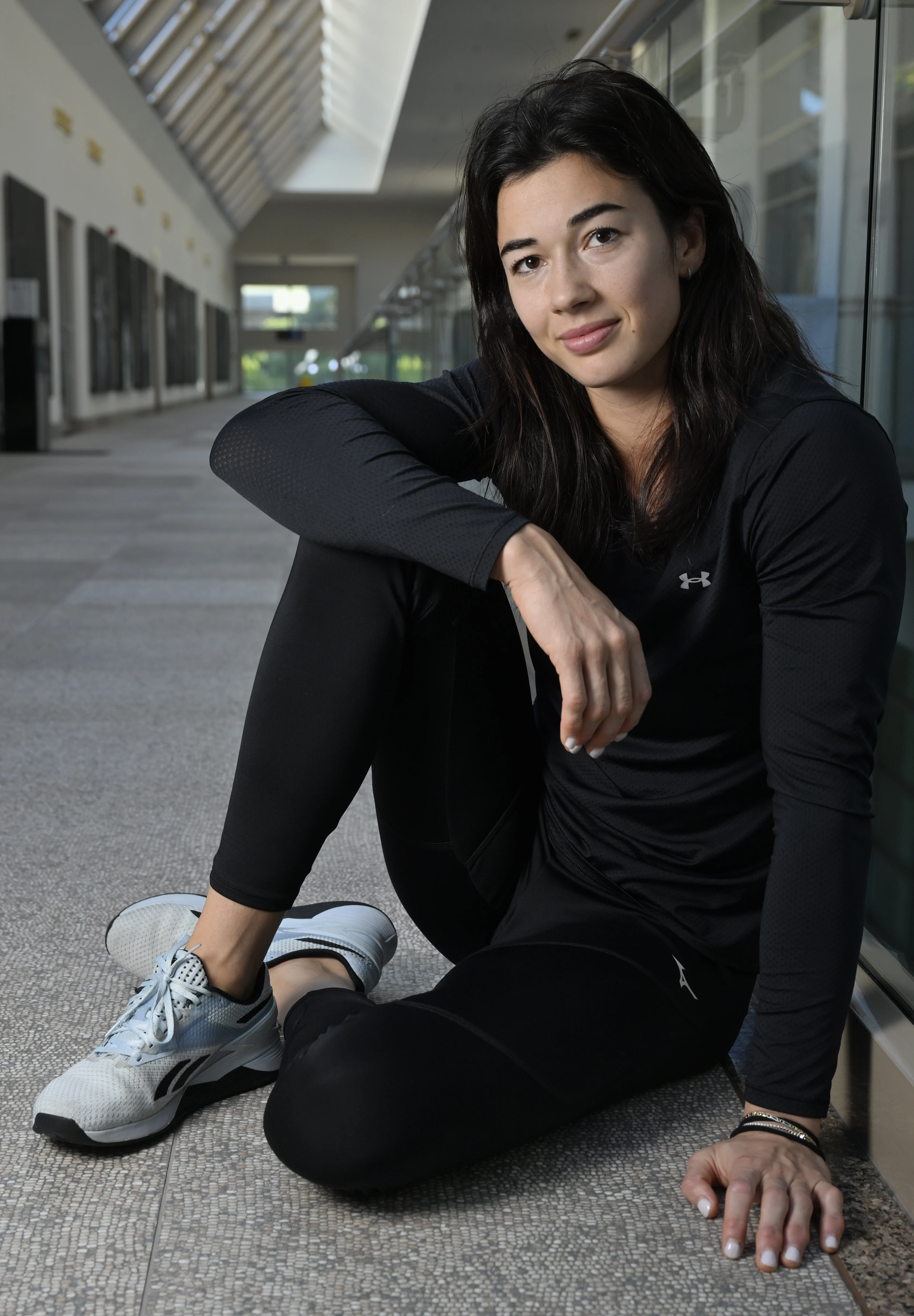 Belgian Judoka Gabriella Willems poses for the photographer at a training camp organized by the BOIC-COIB Belgian Olympic Committee in Belek, Turkey, Tuesday 19 November 2024. The camp takes place from 11 to 25 November. BELGA PHOTO ERIC LALMAND