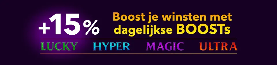 ⚡ Boosts: Profiteer van unieke boosts om je beloningen in een oogwenk te vermenigvuldigen!