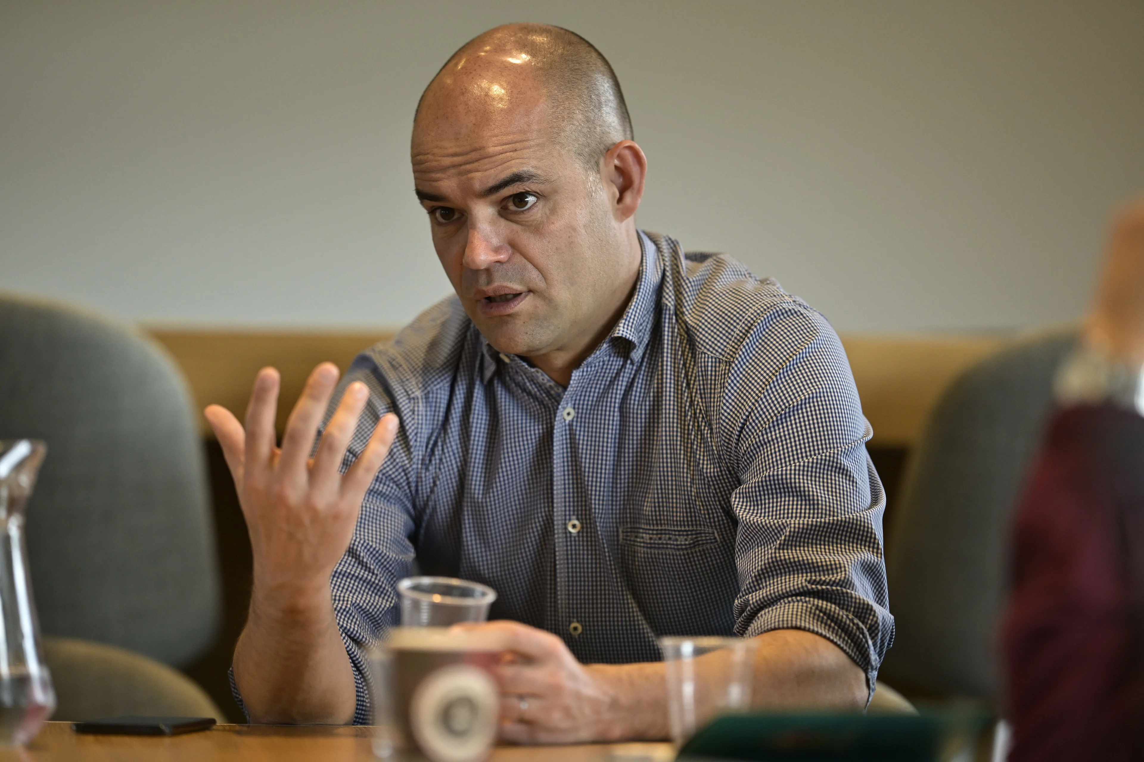 OHL's Peter Willems Ceo of OH Leuven pictured during the first press conference of the 2022-2023 season, of Belgian first division soccer team OH Leuven, Friday 10 June 2022 in Oud-Heverlee, Leuven. BELGA PHOTO JOHAN EYCKENS