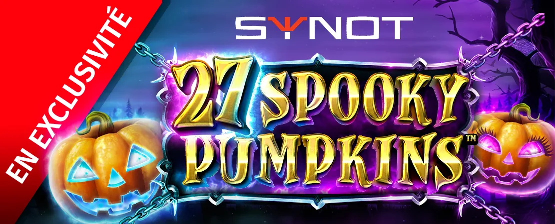 🎃 Exclusivement chez Starcasino ! 27 Spooky Pumpkins de Synot 🎃