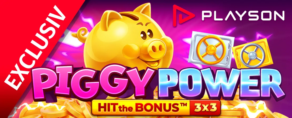 🐷 Exclusively at Starcasino!  Piggy Power Hit The Bonus by Playson