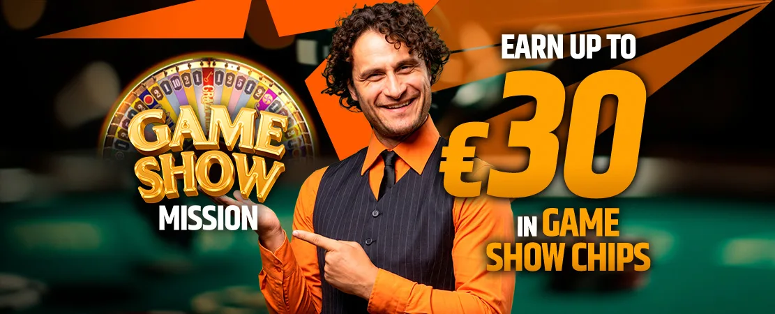 🎤 Game Show Weekend: Join & Win Up to €30 in Free Chips!