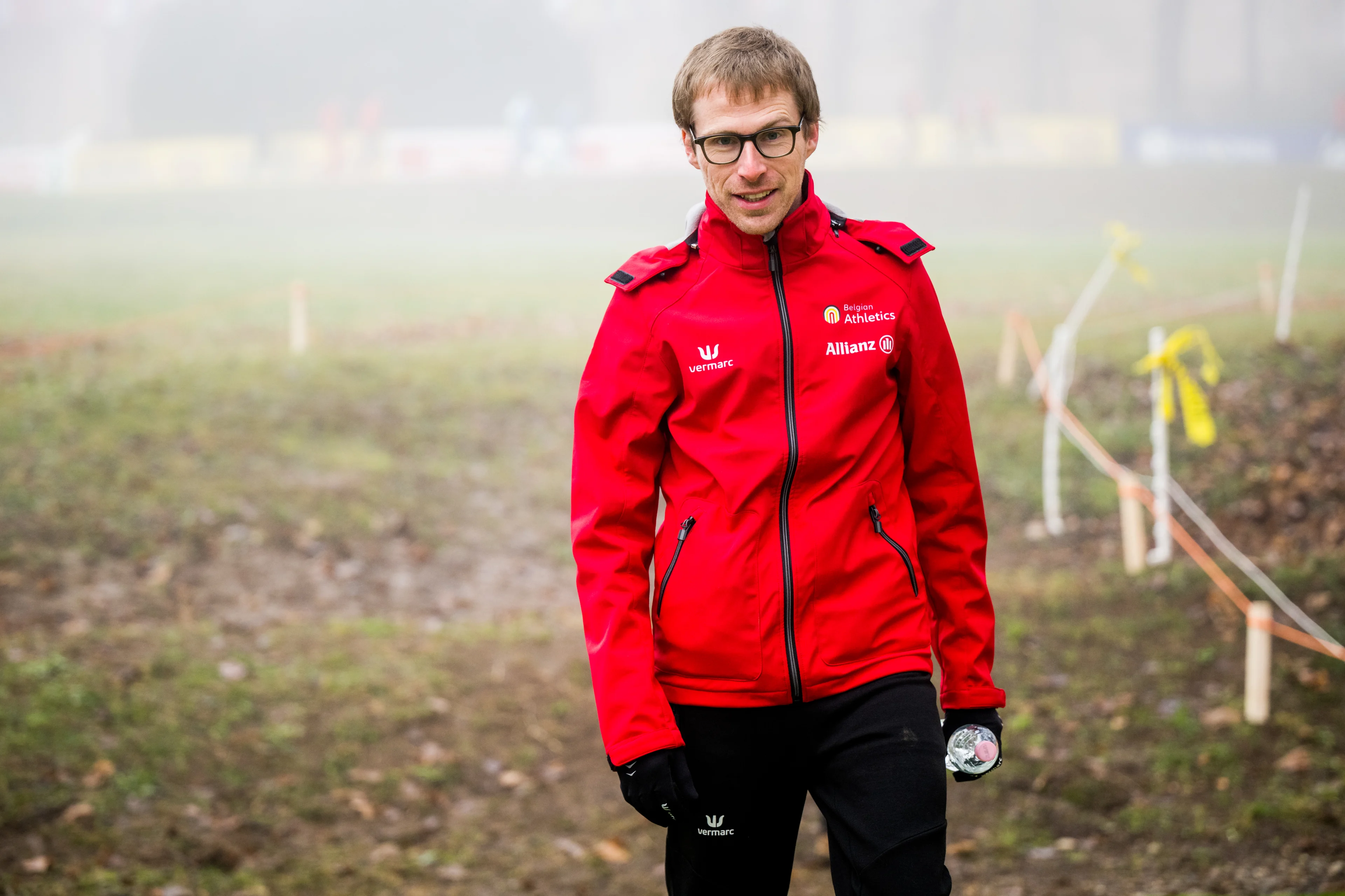 Belgian athletics coach Tim Moriau is seen at the preparations of the European Cross Country Championships, in Piemonte, Italy, Saturday 10 December 2022. BELGA PHOTO JASPER JACOBS