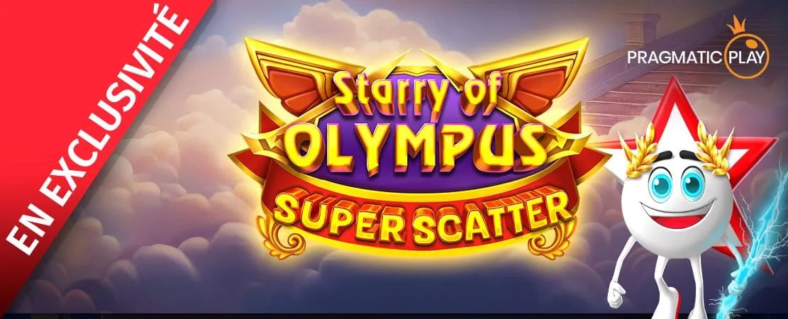 ⚡ Nouvelle exclusivité : Starry of Olympus Super Scatter ⚡