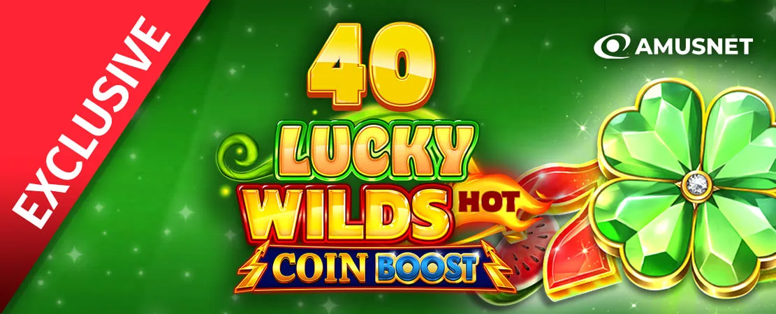 🔥 40 Lucky Wilds Hot Coin Boost by Amusnet - Only at Starcasino!