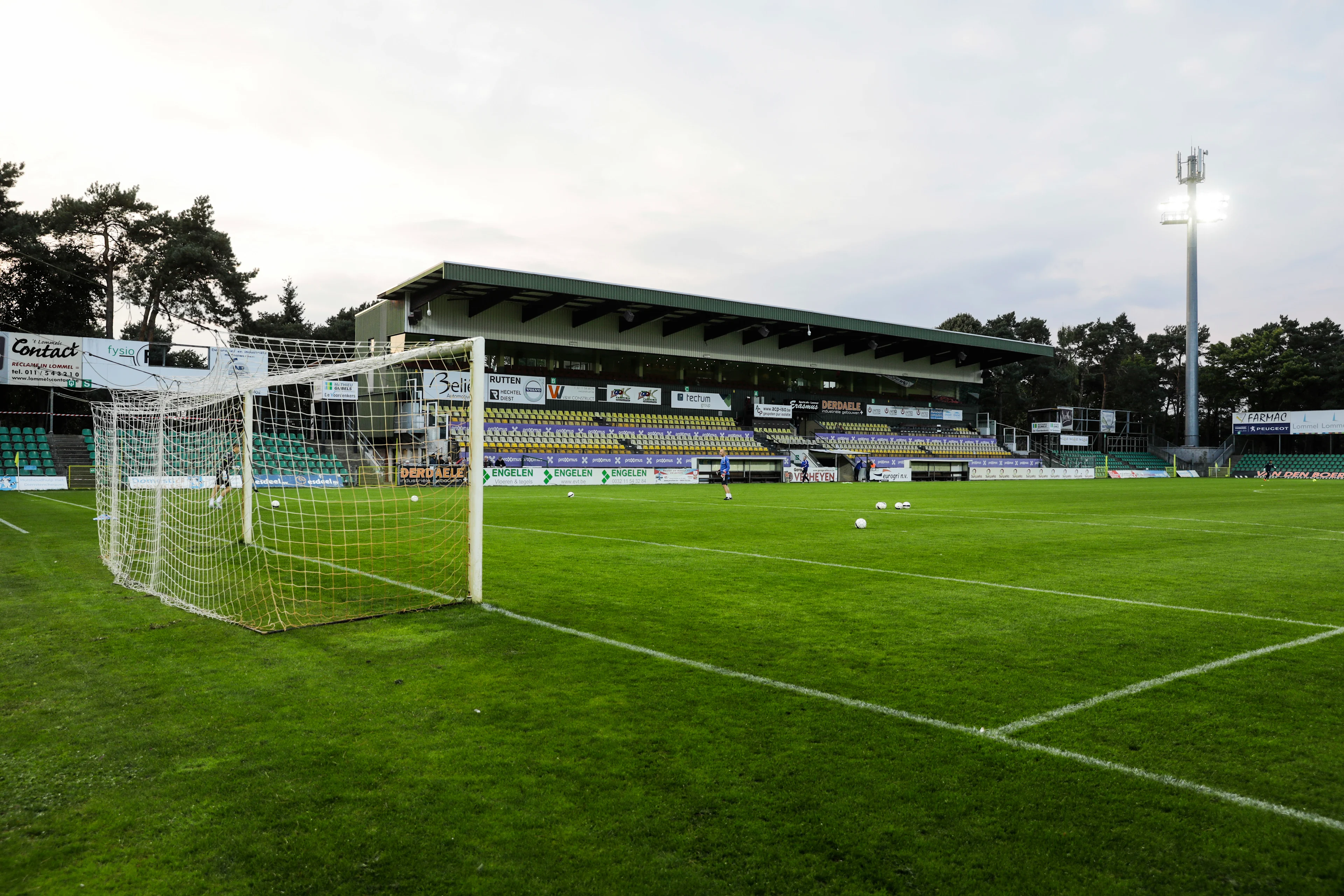Illustration picture shows the Soeverein stadium before a Croky Cup 1/16 final game between Lommel United (1 (Am) and Waasland-Beveren, in Lommel, Wednesday 20 September 2017. BELGA PHOTO THIERRY ROGE