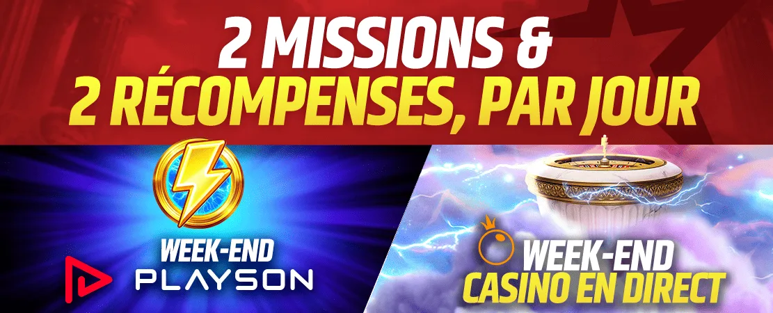 ⭐ Missions du Week-end