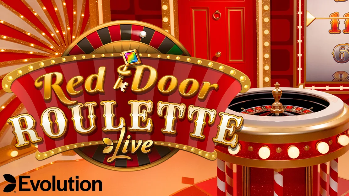 🔴🗝 Red Door Roulette Live by Evolution, new on Starcasino.be