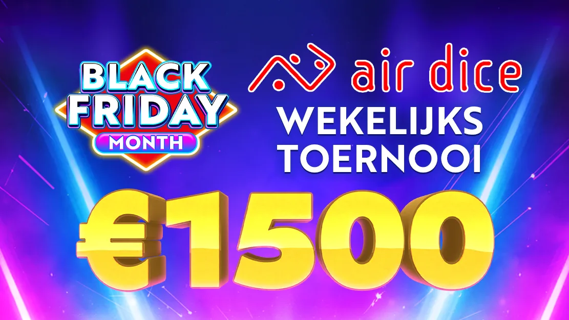 🎲 Exclusief bij Starcasinodice! AirDice €1,500 Tournament