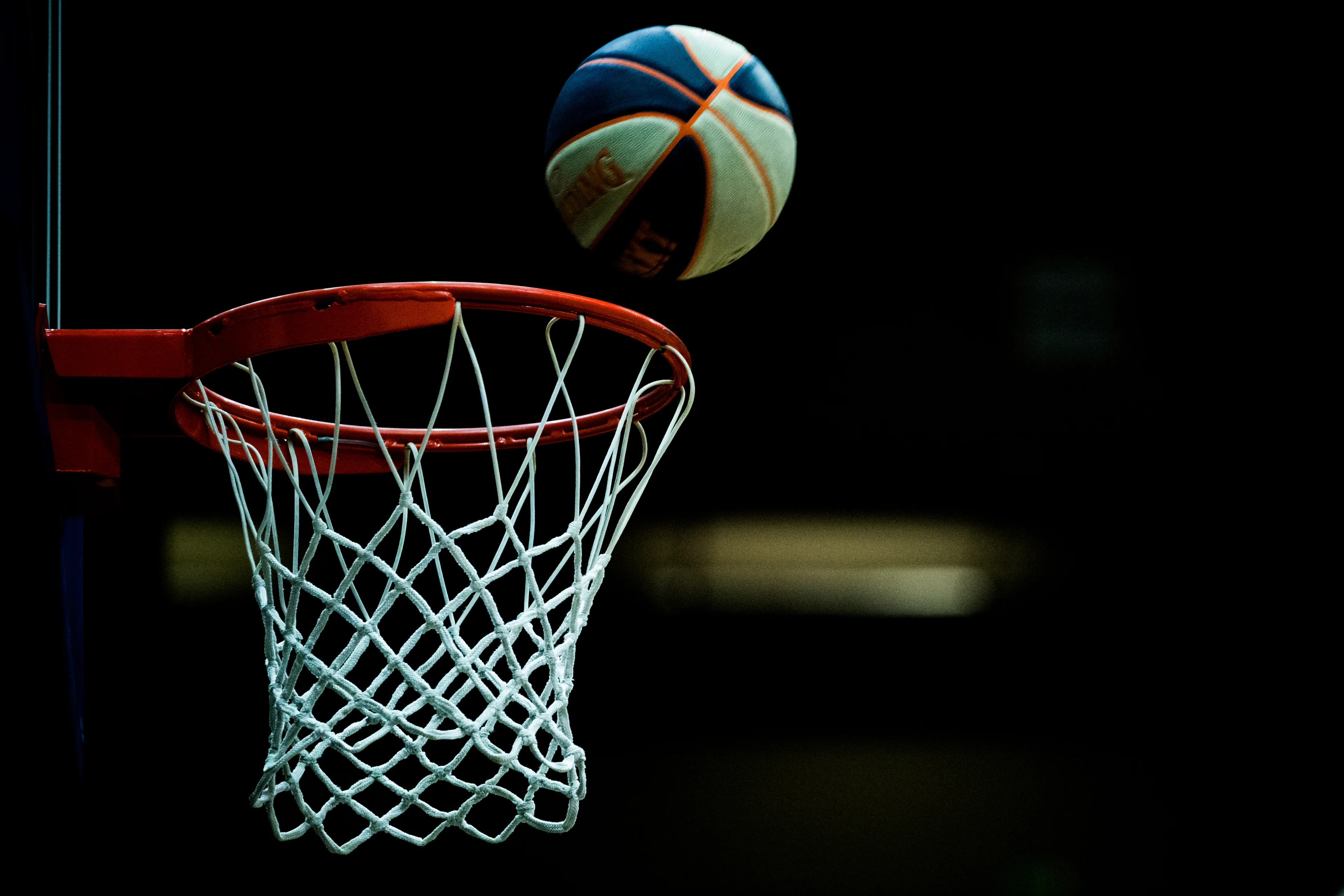 Illustration picture shows a basketball during a basketball match between Leuven Bears and the Antwerp Giants, Friday 22 December 2023 in Hasselt, on day 13 of the National Round Belgium in the 'BNXT League' Belgian first division basket championships. BELGA PHOTO JASPER JACOBS