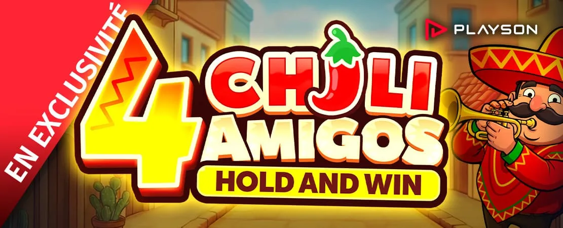 🌶️ 4 Chili Amigos: Hold and Win 🌶️