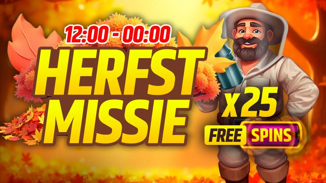 🍂 Herfst missie: 75 Free Spins in totaal te winnen! 🎁