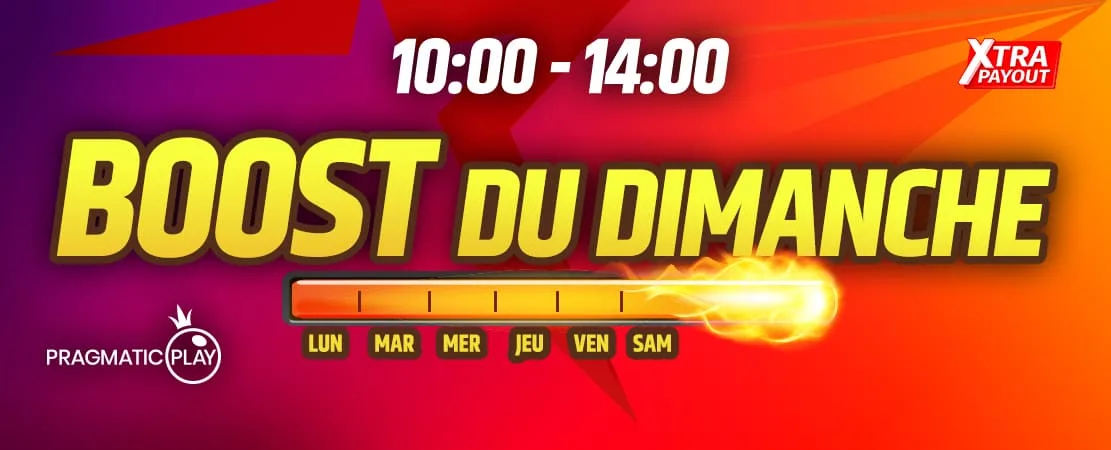 🤪 Boost du dimanche Pragmatic Play 🤪
