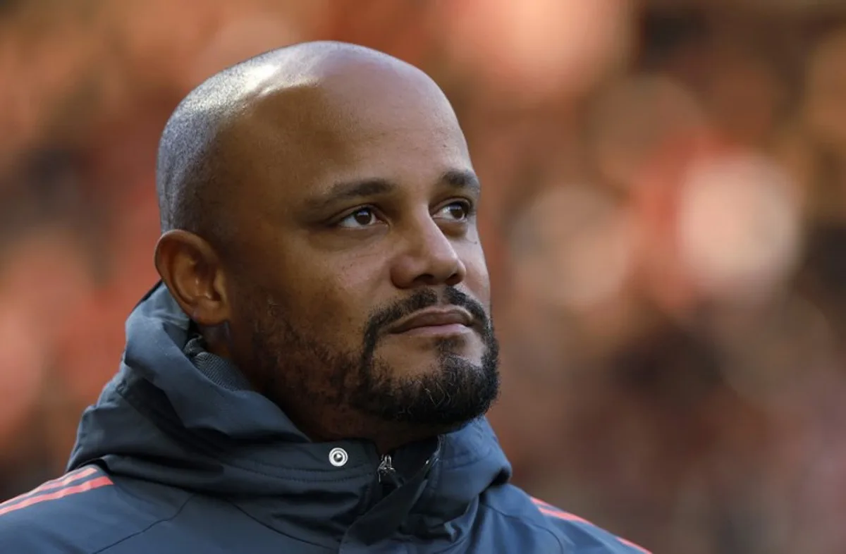 Bayern Munich's Belgian head coach Vincent Kompany is pictured prior to the German first division Bundesliga football match between 1 FC Union Berlin and FC Bayern Munich in Berlin on November 8, 2025. Odd ANDERSEN / AFP