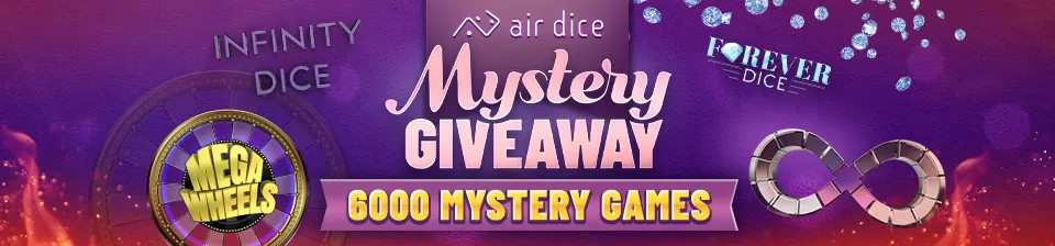 Plongez dans le Air Dice Mystery Giveaway et décrochez votre part de 6.000 Mystery Games !