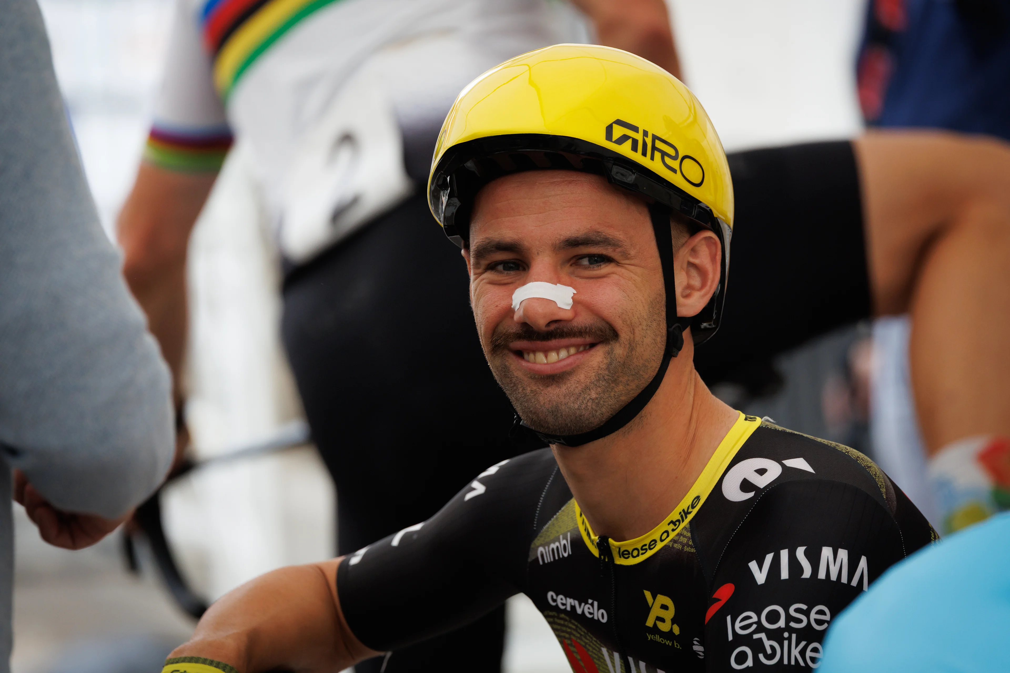 Belgian Victor Campenaerts of Team Visma-Lease a Bike pictured ahead of the 'Natourcriterium Roeselare' cycling event, Tuesday 29 July 2025 in Roeselare. The traditional 'criteriums' are local showcases for which mainly cyclists who rode the Tour de France are invited. BELGA PHOTO KURT DESPLENTER