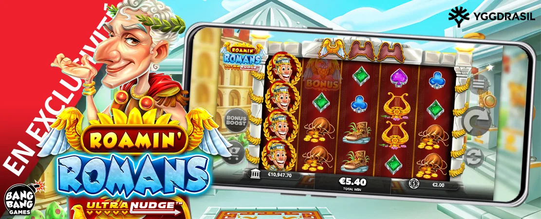 🏛 En exclusivité sur Starcasino ! Roamin' Romans UltraNudge™ de Yggdrasil !