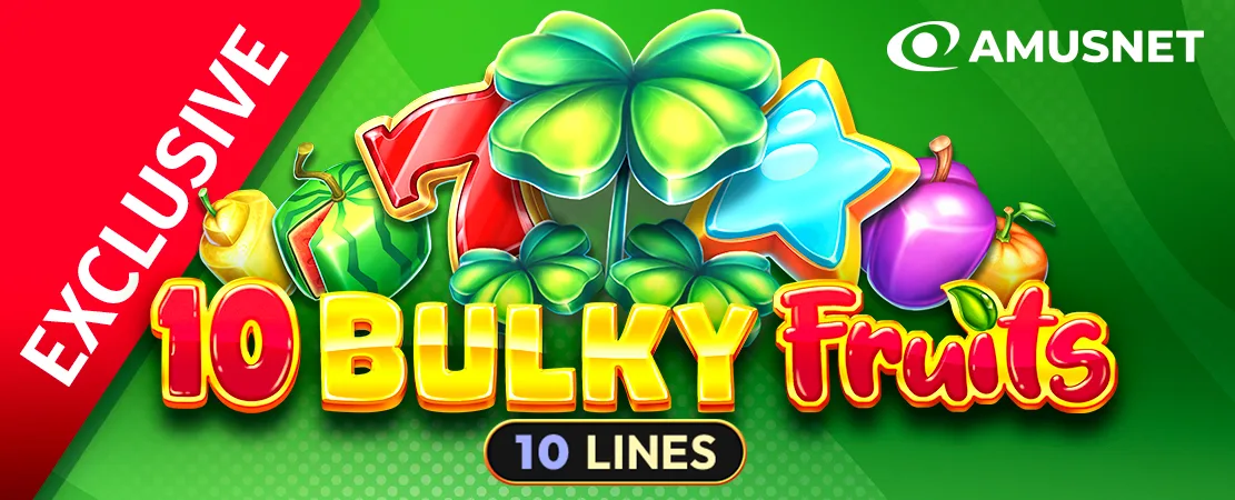 🍒 Exclusively at Starcasino! 10 Bulky Fruits by Amusnet 🍒