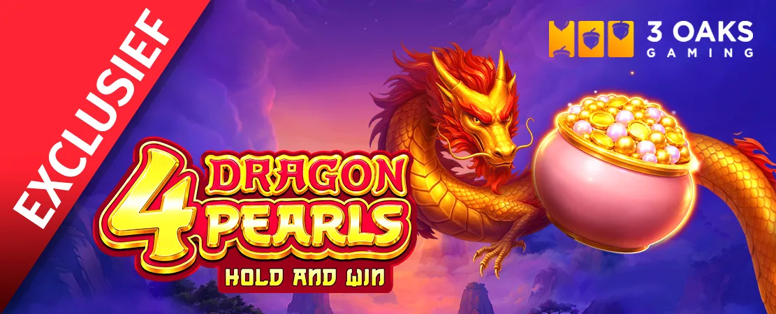 🍀 4 Dragon Pearls van 3 Oaks | Exclusief bij Starcasino