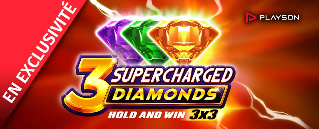 💎 3 Supercharged Diamonds: Hold and Win de Playson