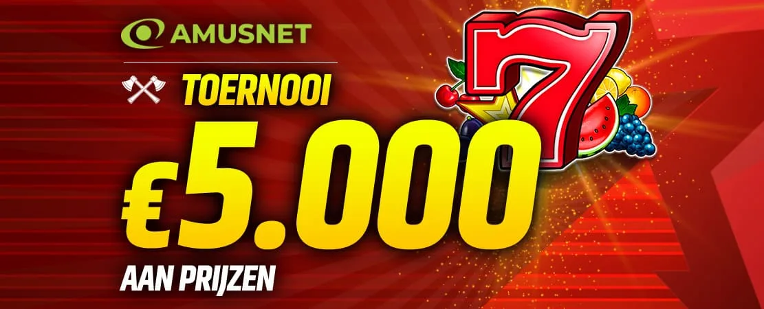 €5.000 Amusnet Toernooi 🍒🍀