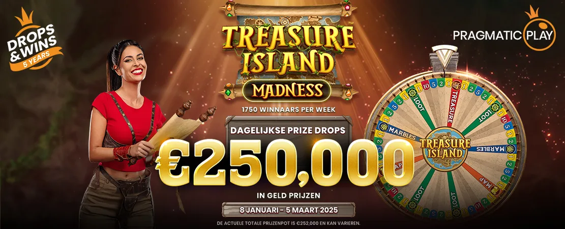 🏝️ Treasure Island Madness van Pragmatic Play