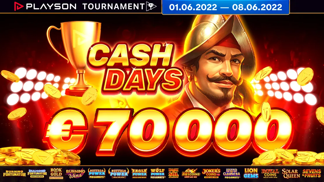 Juin Playson CashDays - 70.000€