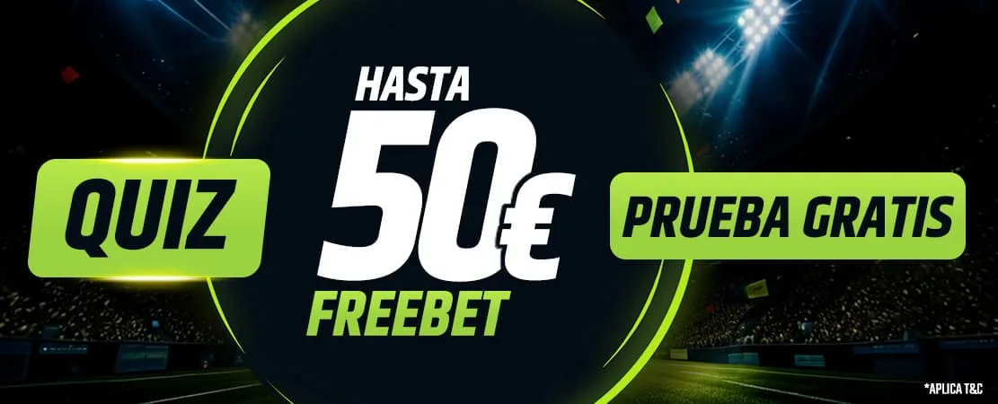 Quiz - Up to 50€ Freebet
