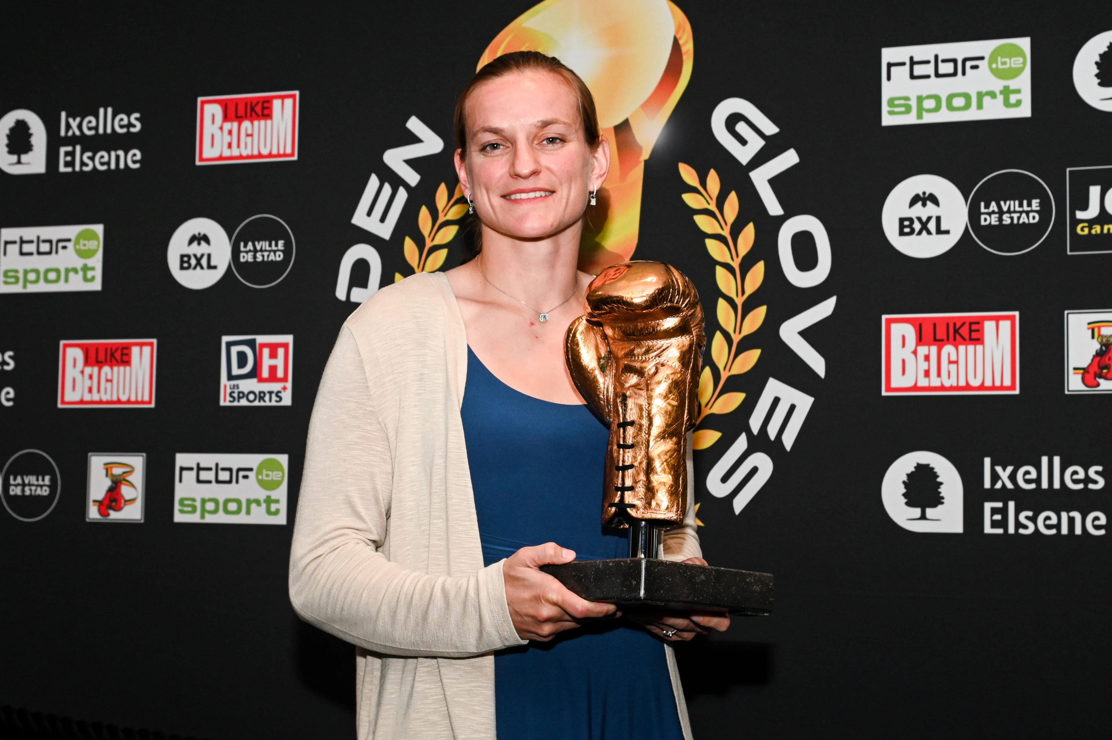 ATTENTION EDITORS - HAND OUT PICTURES - EDITORIAL USE WITH STORY ON GANTS D'OR ONLY - MANDATORY CREDIT GANTS D'OR   Hand out pictures released on Saturday 16 September 2023 by the Gants d'Or boxing award show, shows Femke Hermans  GANTS DOR - FREDERIC ANDRIEU