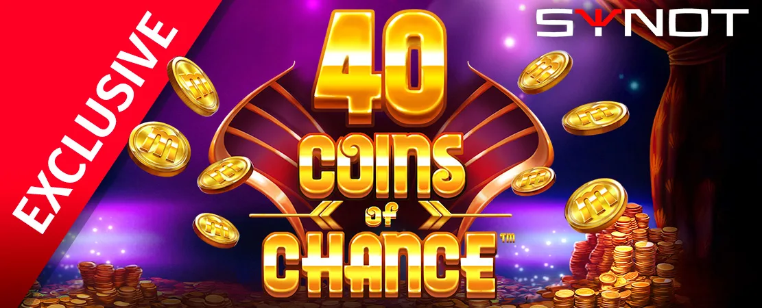 🪙 Exclusively at Starcasino! 40 Coins of Chance by Synot! 🪙