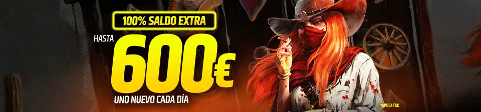 Saldo Extra Diario: 100% hasta 600€ ☀️