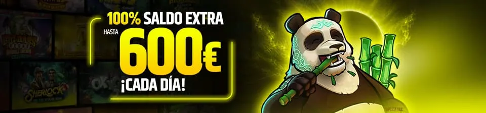 Un extra con tu depósito de cada día.
